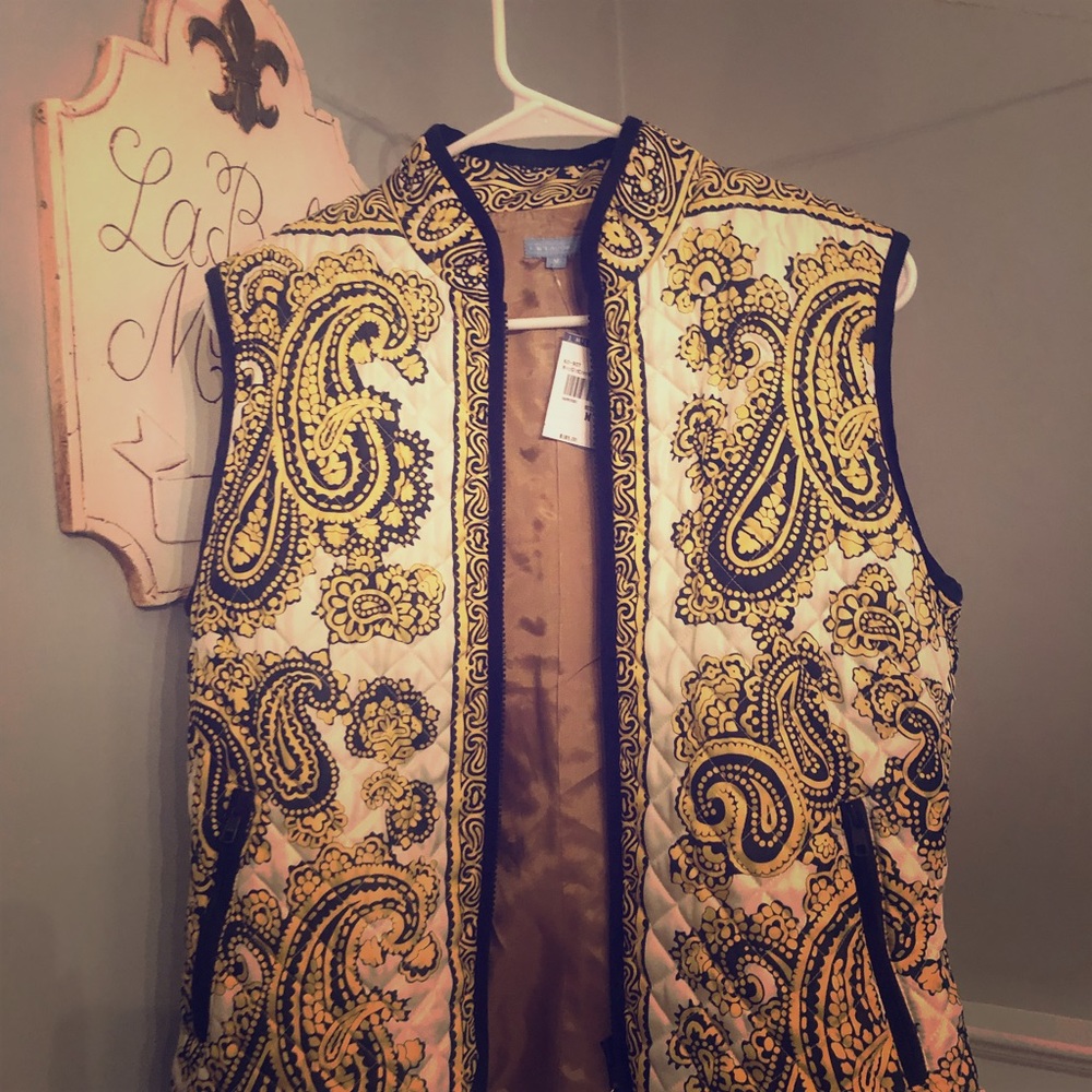 NWT JMcLaughlin Vest size M $185